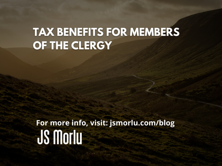 Tax benefits - Clergy