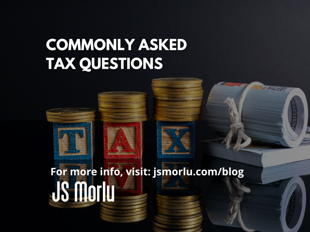 Commonly Asked Tax Questions Accounting Firm Woodbridge Va 9747