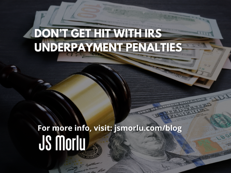 IRS Underpayment Penalties