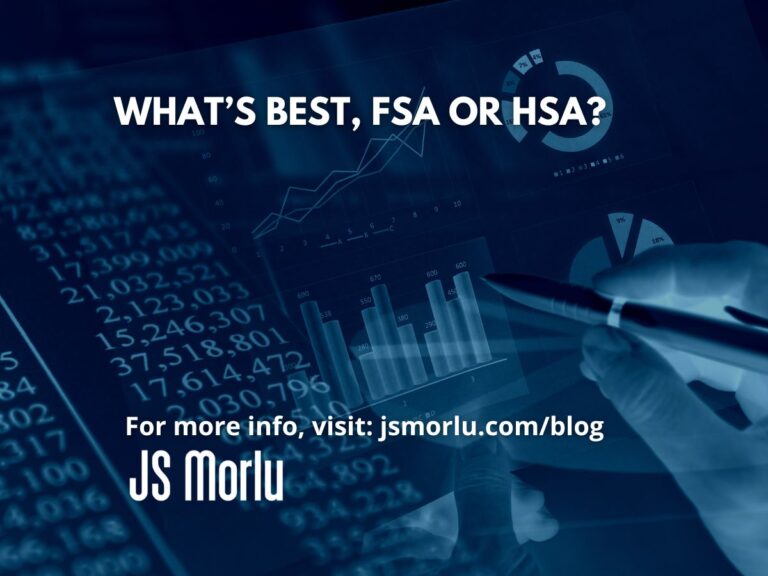 An infographic comparing Health Flexible Spending Accounts (FSAs) and Health Savings Accounts (HSAs)