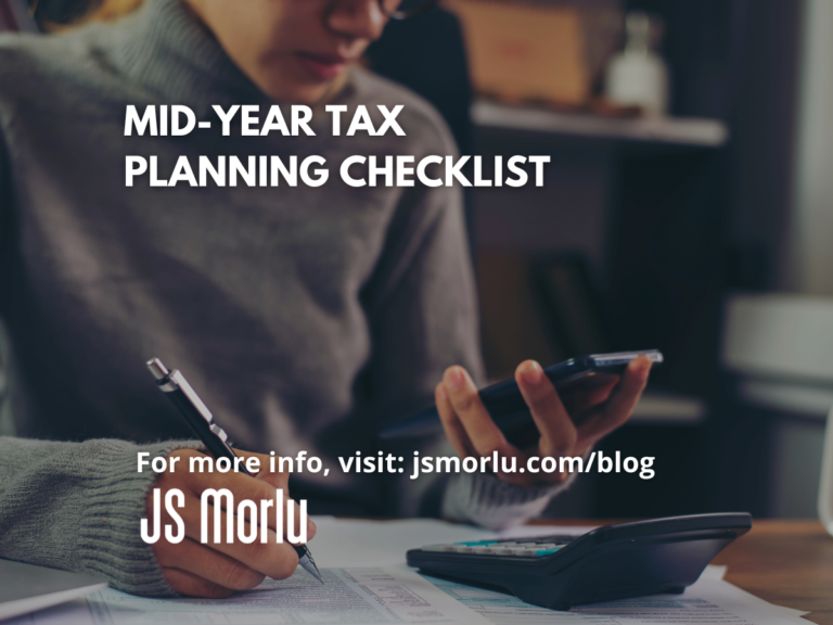 Focused female managing budget, writing notes, and checking calculations - tax planning checklist