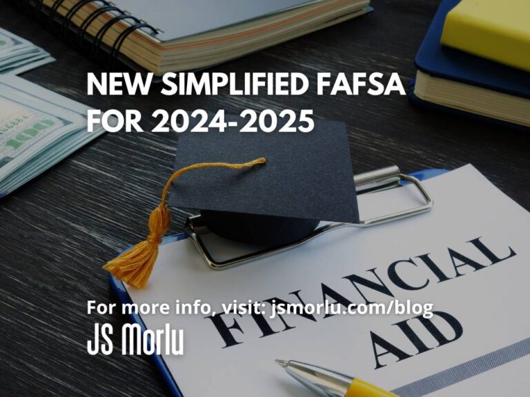 A paper titled "Financial Aid" clipped to a clipboard, topped with a miniature graduation cap - FAFSA