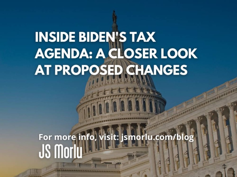 Photograph depicting the exterior of a government building - Biden's Tax Agenda