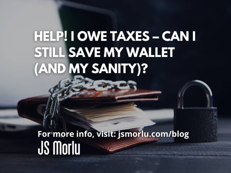 A black leather chain wallet with a secure lock - taxes