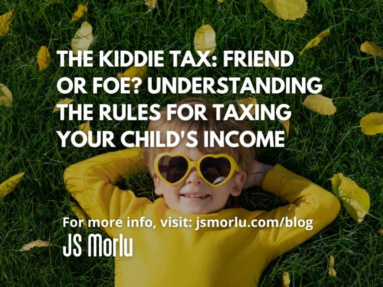 Top view portrait of a happy child, smiling and lying on green grass - Kiddie Tax