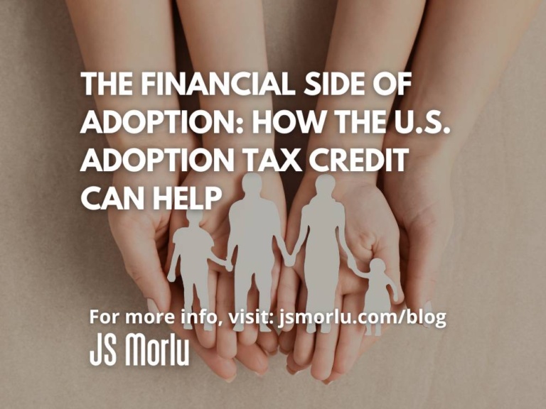 A photo representing adoption. A woman's hand and a child's hand clasp a cutout figure depicting a family on a light-colored background - Financial/Adoption