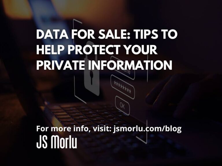 Data for sale: Tips to help protect your private information