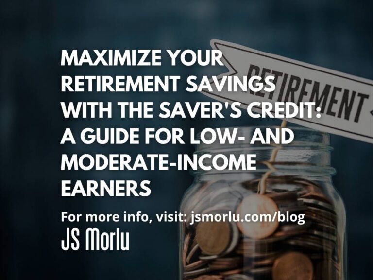 Maximize Your Retirement Savings with the Saver's Credit: A Guide for Low- and Moderate-Income Earners