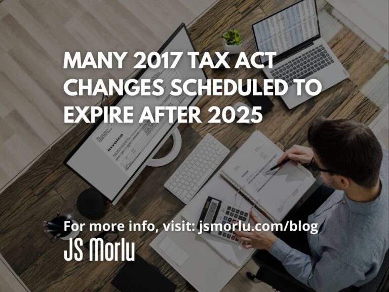 Many 2017 Tax Act Changes Scheduled to Expire After 2025