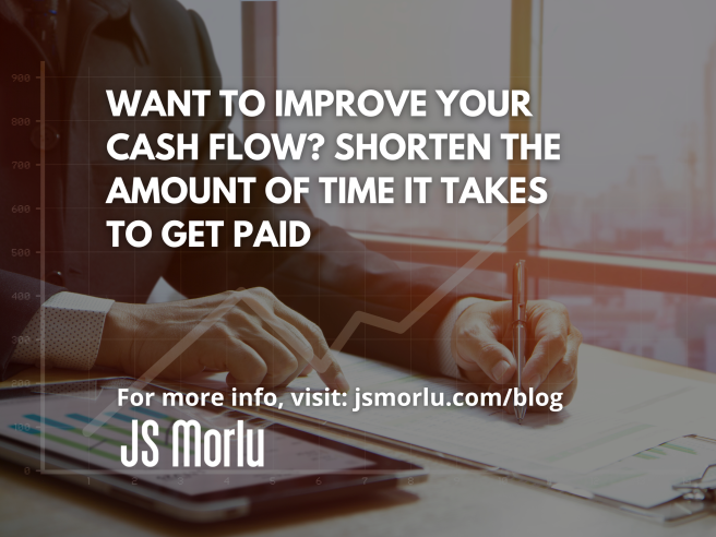 Image of a businessman in a suit writing on a paper with his left hand, with a tablet placed beside him - Cash Flow.