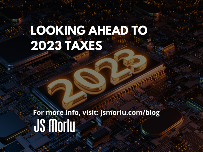 Image depicting a computer chip with the text '2023' displayed on its surface - Tax