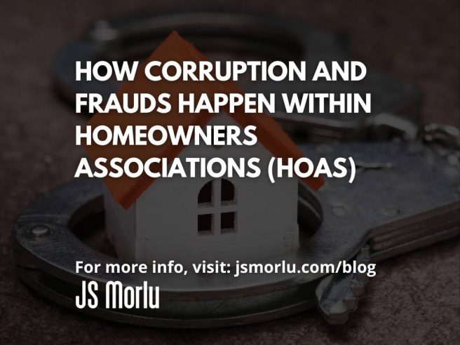 How Corruption and Frauds Happen Within Homeowners Associations (HOAs)