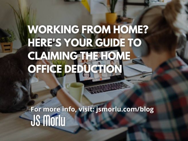 A woman sitting comfortably at home, using a laptop for a teleconference while affectionately cuddling her cat - Home Office Deduction.