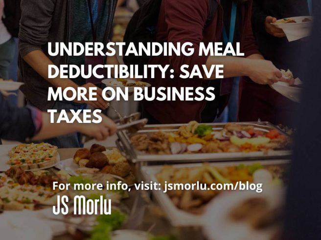 A group of people serving food - meal deductibility / deductions