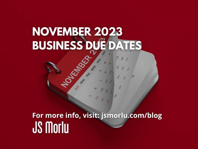 A close-up image of a calendar page displaying the month of November 2023 on paper (business).