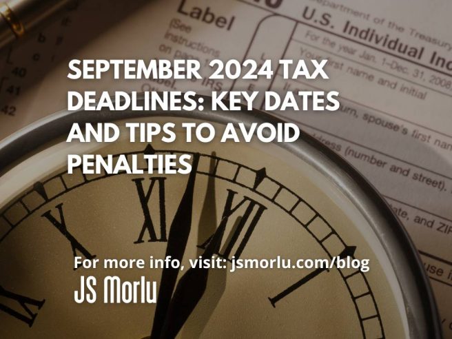 September Tax Deadlines