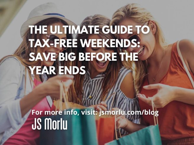 Three women shopping together - Tax-free Weekends