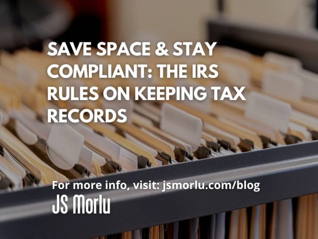 Hanging files neatly organized in a filing cabinet in an office - Tax Records