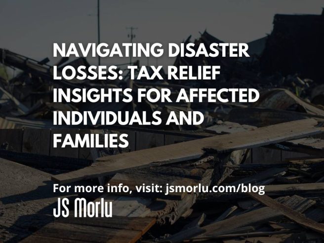 Disaster Losses: Tax relief Insights (FEMA)