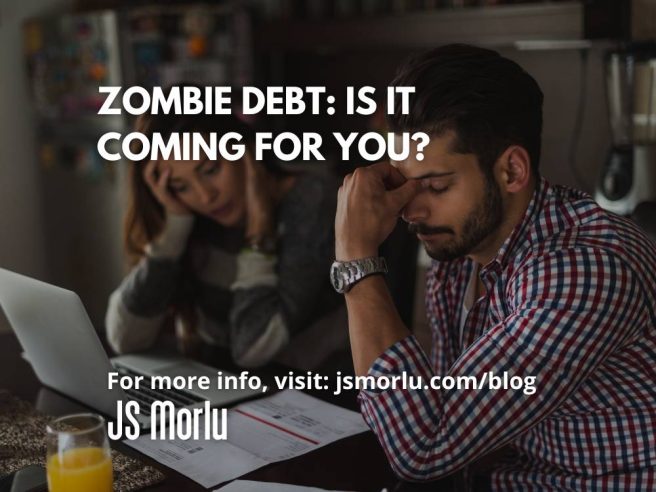 A man with his hand on his head - Zombie debt